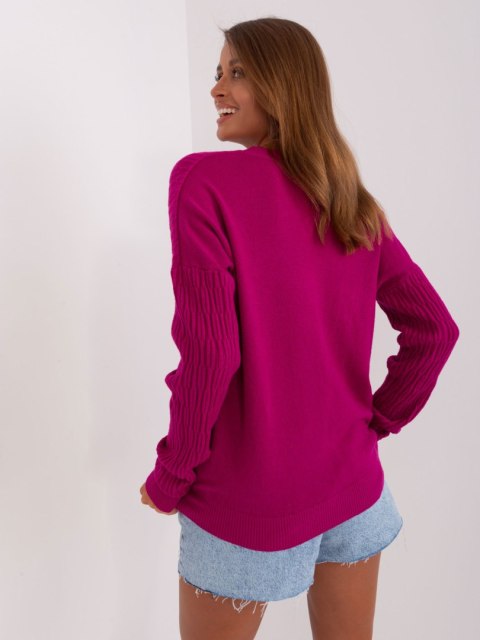 Sweter AT-SW-2338.14P fioletowy Sweter AT-SW-2338.14P fioletowy