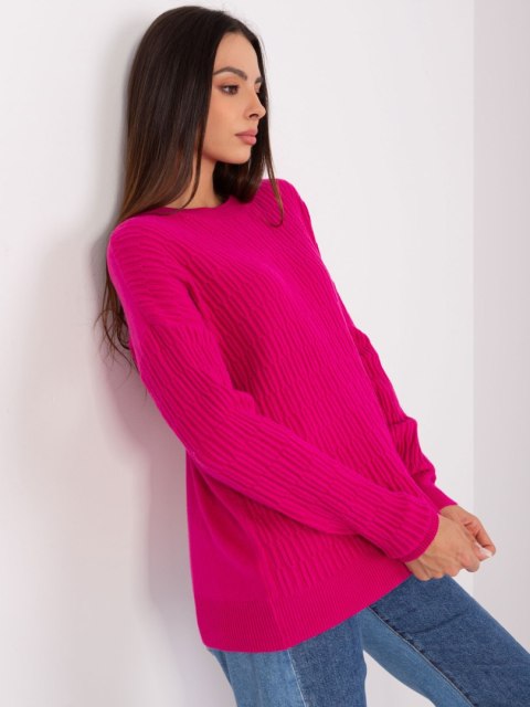 Sweter AT-SW-2338.14P fuksjowy Sweter AT-SW-2338.14P fuksjowy