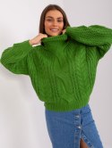 Sweter AT-SW-2350.91P zielony