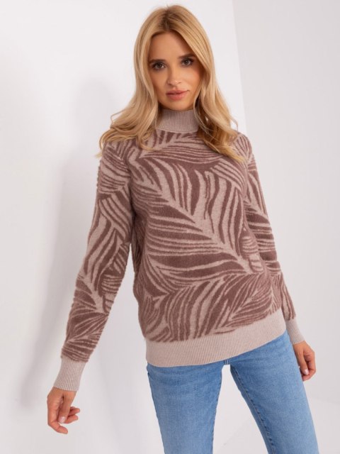 Sweter AT-SW-2357.96 brązowy Sweter AT-SW-2357.96 brązowy