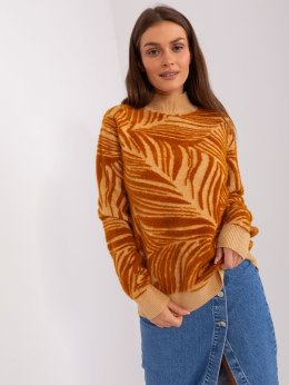 Sweter AT-SW-2357.96 camelowy