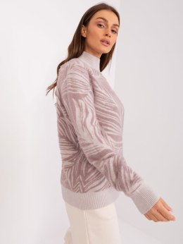Sweter AT-SW-2357.96 jasny fioletowy