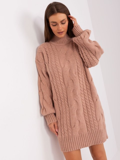 Sweter AT-SW-2367-1.35P ciemny różowy Sweter AT-SW-2367-1.35P ciemny różowy
