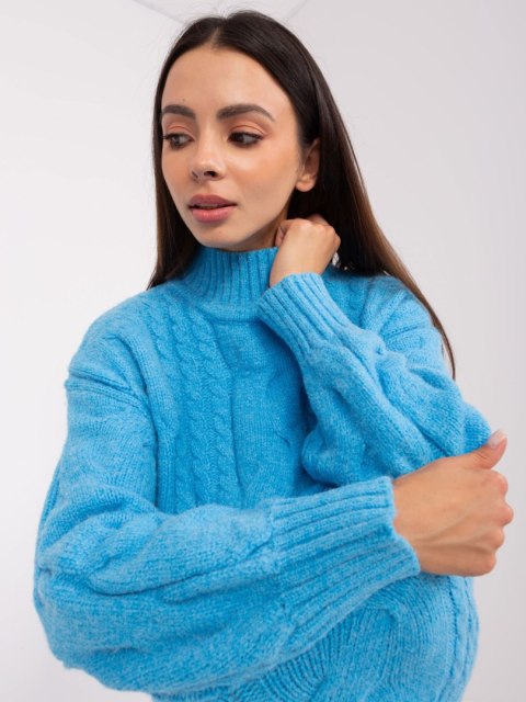 Sweter AT-SW-2367-1.35P niebieski Sweter AT-SW-2367-1.35P niebieski