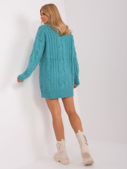 Sweter AT-SW-2367-1.35P turkusowy
