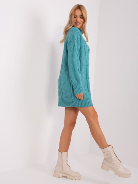 Sweter AT-SW-2367-1.35P turkusowy Sweter AT-SW-2367-1.35P turkusowy