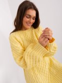 Sweter AT-SW-2367-2.64P jasny żółty