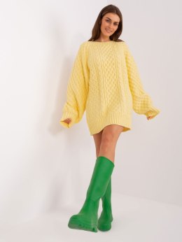 Sweter AT-SW-2367-2.64P jasny żółty