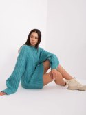 Sweter AT-SW-2367-2.64P turkusowy