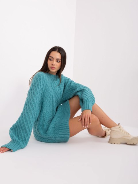 Sweter AT-SW-2367-2.64P turkusowy Sweter AT-SW-2367-2.64P turkusowy