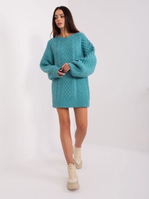 Sweter AT-SW-2367-2.64P turkusowy Sweter AT-SW-2367-2.64P turkusowy