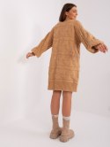 Sweter AT-SW-2367.76P camelowy