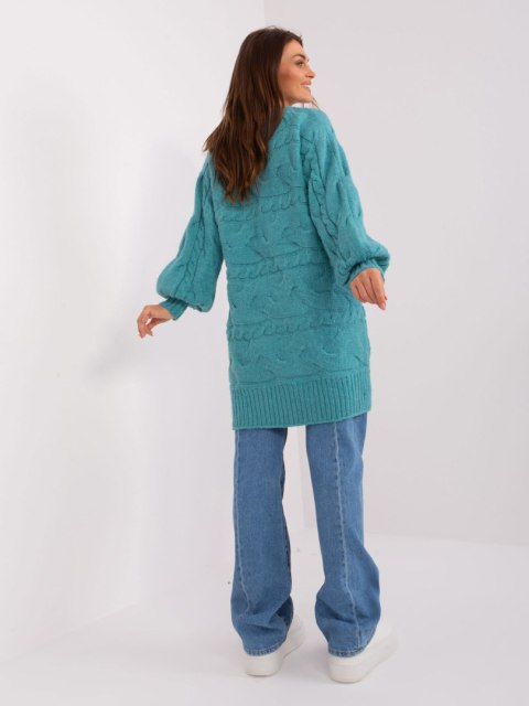 Sweter AT-SW-2367.76P turkusowy Sweter AT-SW-2367.76P turkusowy