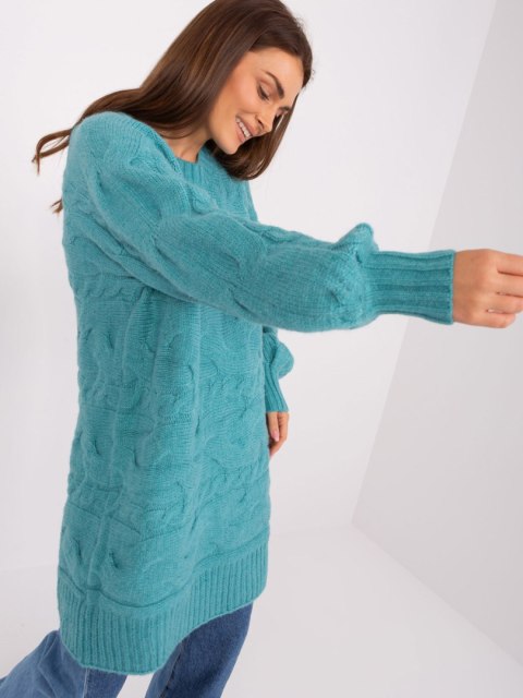 Sweter AT-SW-2367.76P turkusowy Sweter AT-SW-2367.76P turkusowy