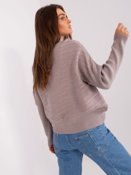 Sweter AT-SW-2368.36X ciemny bezowy