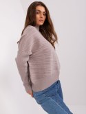 Sweter AT-SW-2368.36X ciemny bezowy