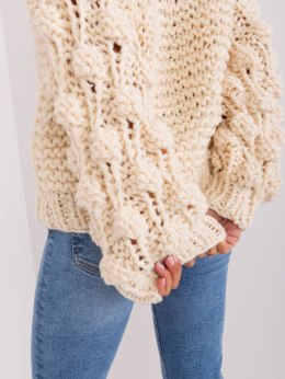 Sweter AT-SW-2382.97P jasny beżowy