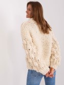 Sweter AT-SW-2382.97P jasny beżowy