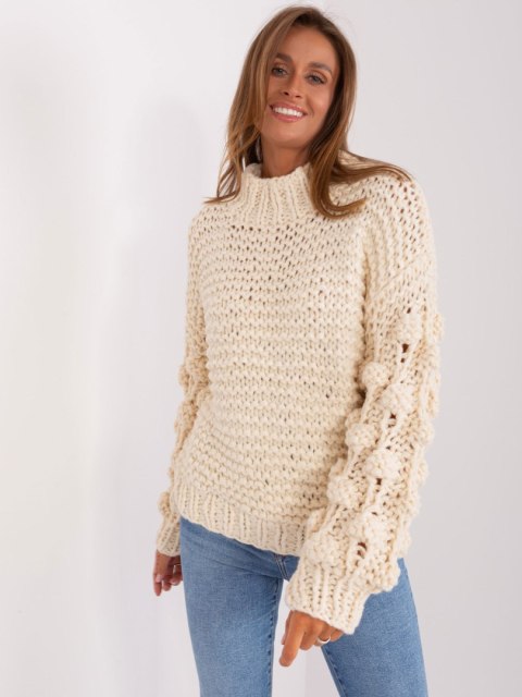 Sweter AT-SW-2382.97P jasny beżowy Sweter AT-SW-2382.97P jasny beżowy