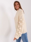 Sweter AT-SW-2382.97P jasny beżowy