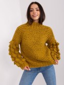 Sweter AT-SW-2382.97P oliwkowy