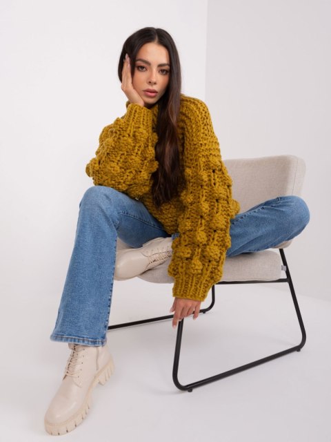 Sweter AT-SW-2382.97P oliwkowy Sweter AT-SW-2382.97P oliwkowy