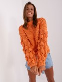 Sweter AT-SW-2382.97P pomarańczowy