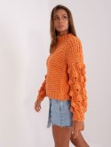 Sweter AT-SW-2382.97P pomarańczowy