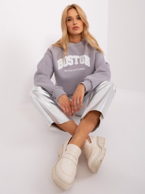 Bluza EM-BL-617-8.10 biało-szary Bluza EM-BL-617-8.10 biało-szary