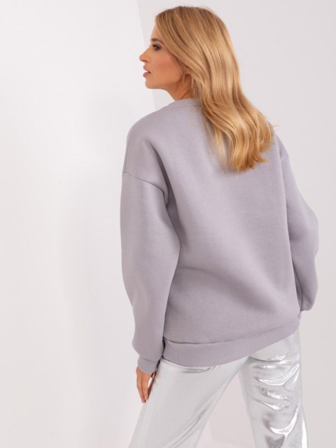 Bluza EM-BL-617-8.10 biało-szary Bluza EM-BL-617-8.10 biało-szary