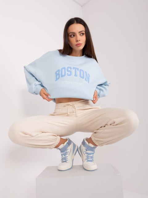 Bluza EM-BL-617-8.10 jasny niebieski Bluza EM-BL-617-8.10 jasny niebieski