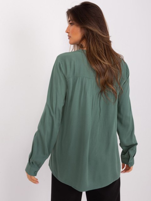 Bluzka D73792M11081A khaki M Bluzka D73792M11081A khaki M