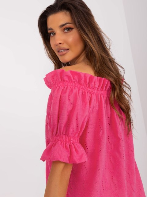 Bluzka LK-BZ-509355.68P ciemny różowy L/XL