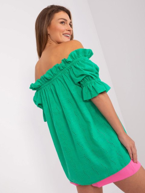 Bluzka LK-BZ-509355.68P zielony S/M
