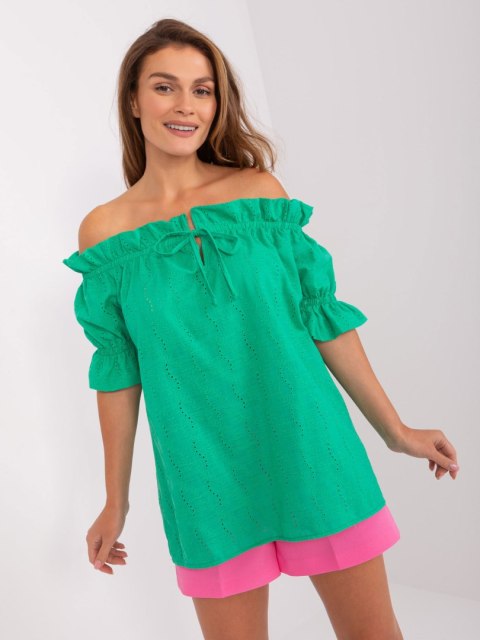 Bluzka LK-BZ-509355.68P zielony S/M