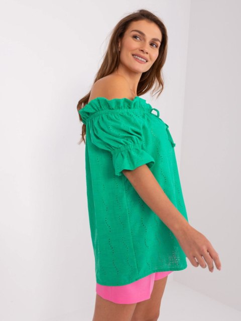 Bluzka LK-BZ-509355.68P zielony S/M