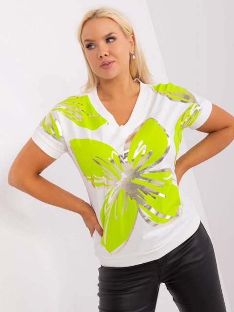 Bluzka RV-BZ-8627.10P limonkowy Bluzka RV-BZ-8627.10P limonkowy