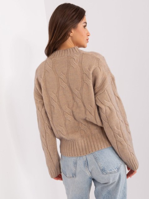Sweter AT-SW-0146.10P ciemny bezowy Sweter AT-SW-0146.10P ciemny bezowy