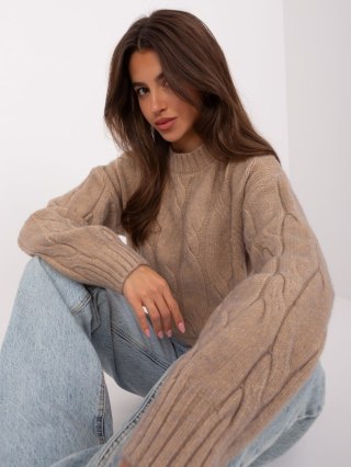 Sweter AT-SW-0146.10P ciemny bezowy