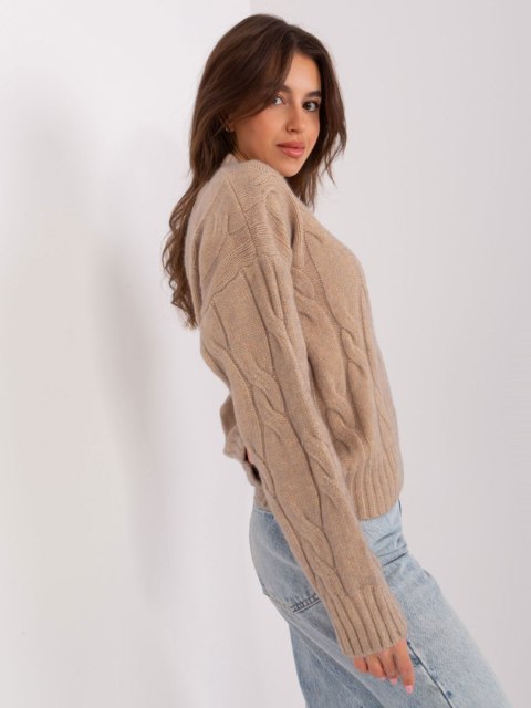 Sweter AT-SW-0146.10P ciemny bezowy Sweter AT-SW-0146.10P ciemny bezowy