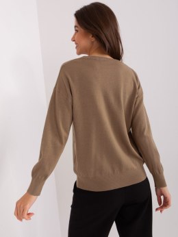 Sweter AT-SW-2325.95P brązowy