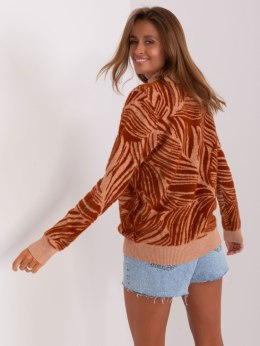 Sweter AT-SW-2357.96 jasny brązowy