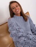 Sweter AT-SW-2382.97P szaro-niebieski