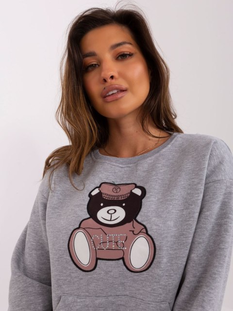 Bluza EM-BL-HS-21-538.31P szary S Bluza EM-BL-HS-21-538.31P szary S