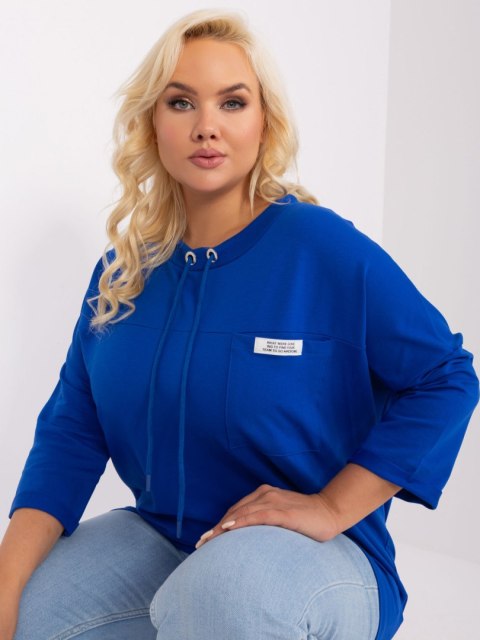 Bluzka RV-BZ-9071.79P kobaltowy Bluzka RV-BZ-9071.79P kobaltowy