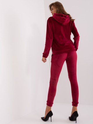 Komplet RV-KMPL-6084.92P bordowy L/XL