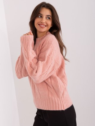 Sweter AT-SW-0146.10P jasny różowy