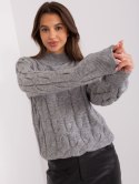 Sweter AT-SW-2235.00P ciemny szary