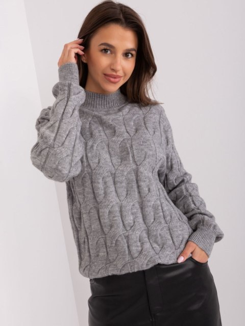 Sweter AT-SW-2235.00P ciemny szary Sweter AT-SW-2235.00P ciemny szary