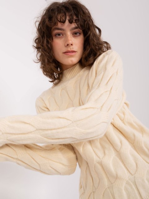 Sweter AT-SW-2235.00P jasny beżowy Sweter AT-SW-2235.00P jasny beżowy